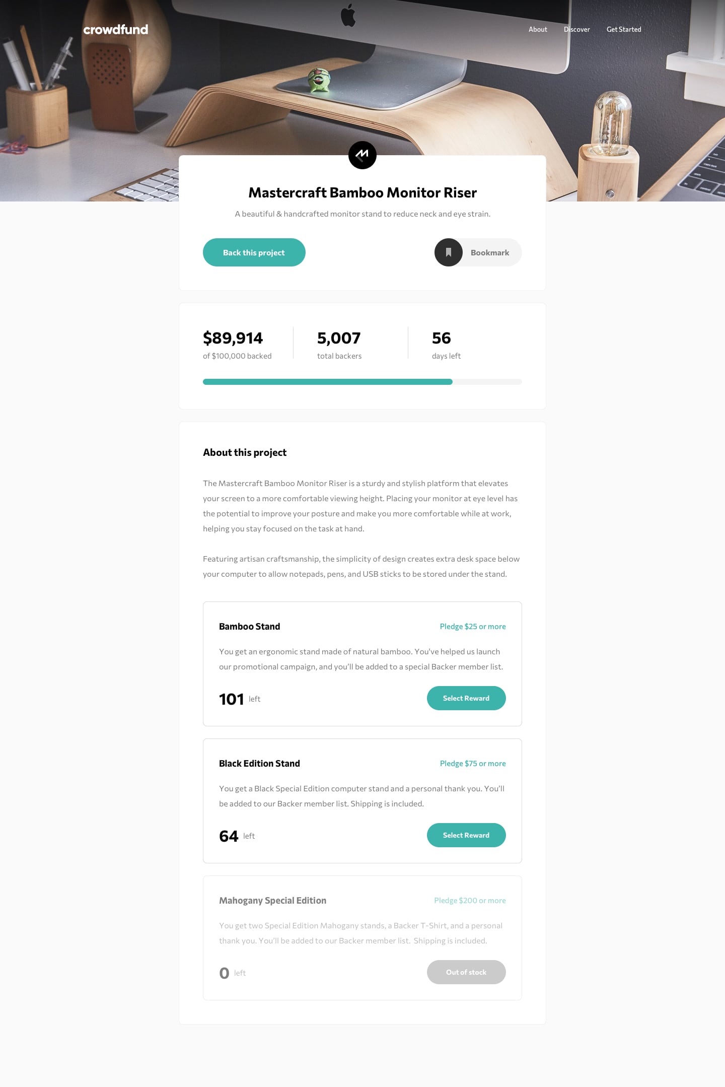crowdfunding-product-page